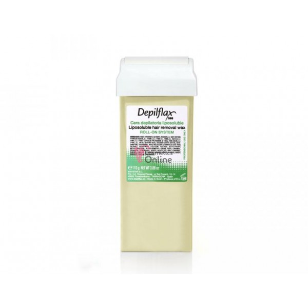 Ceara epilat Ultra Cremoasa cu bumbac Depilflax cartus 110 ml